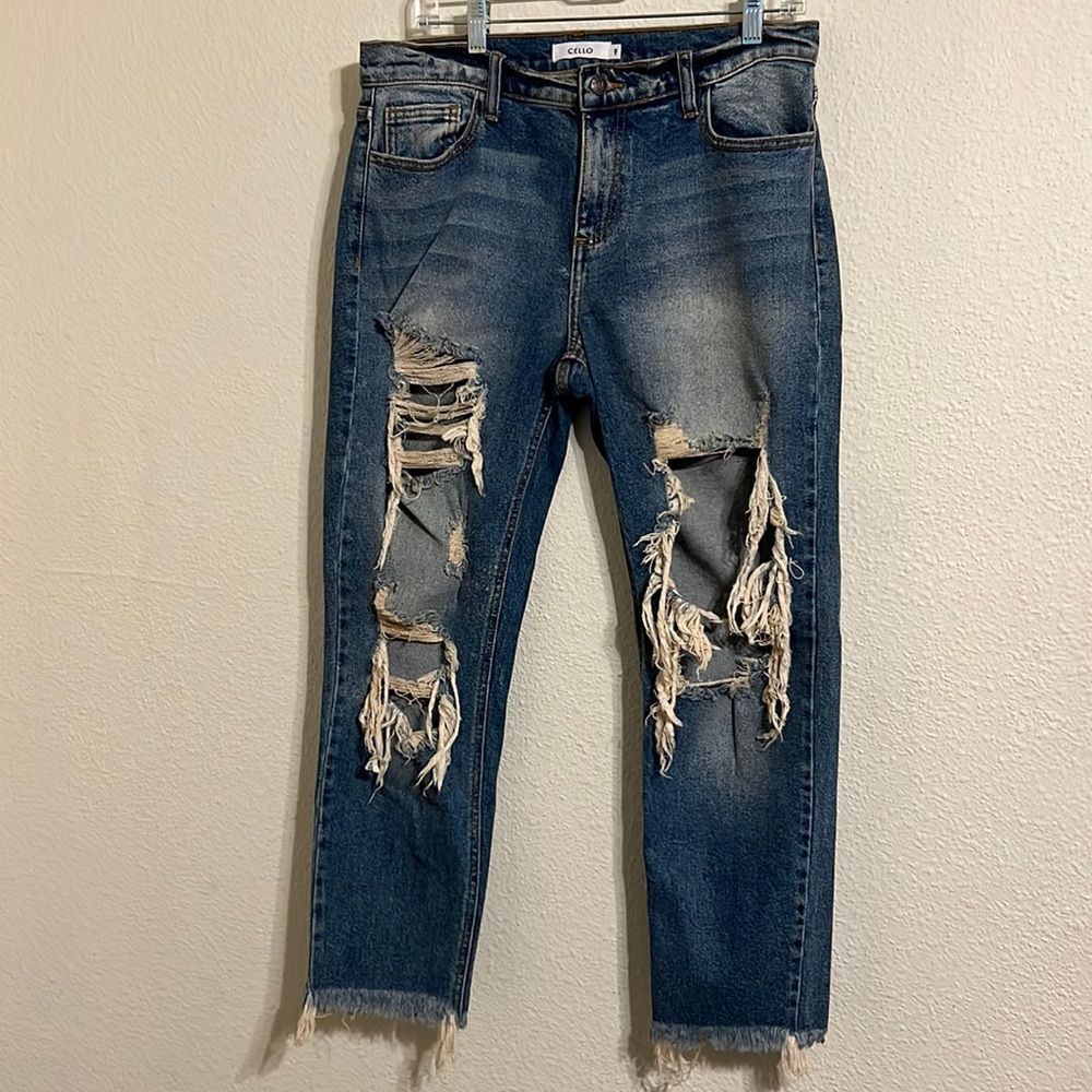 Fashion Nova Distressed Jeans